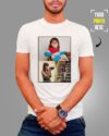 Customize white T-shirt
