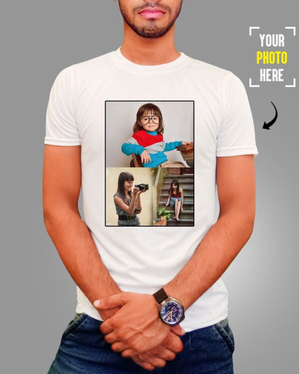 Customize white T-shirt - Image 1
