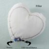 Led Heart Fur Pillow - Image 3
