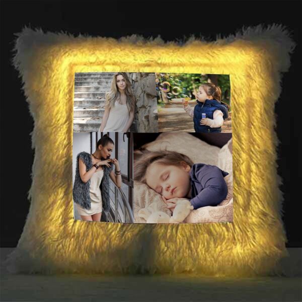 Led Fur Pillow - Image 1