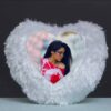 Led Heart Fur Pillow - Image 2