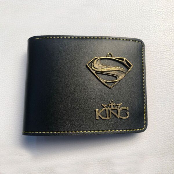 Black Wallet With Charm - Image 1