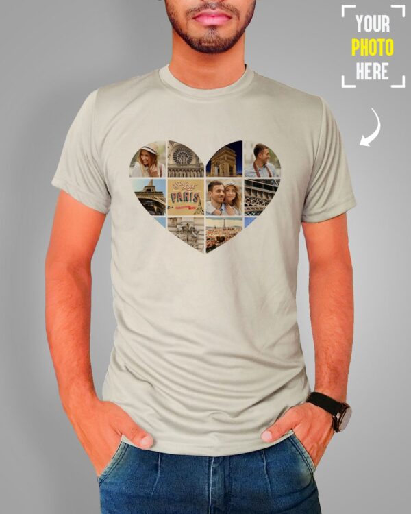 Grey Customize T-shirt - Image 2