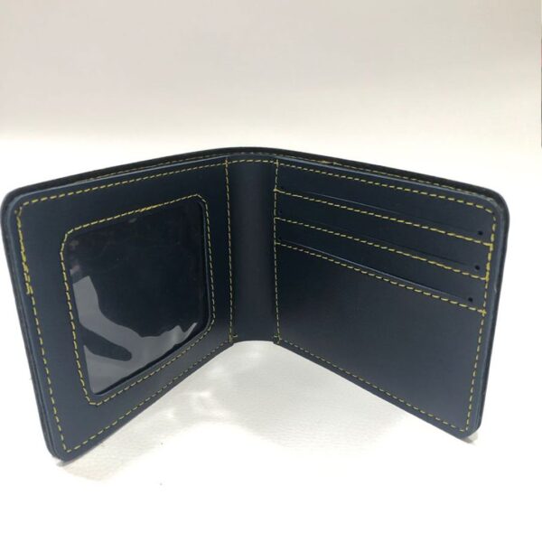 Navy Navy Blue Wallet with Name - Image 2