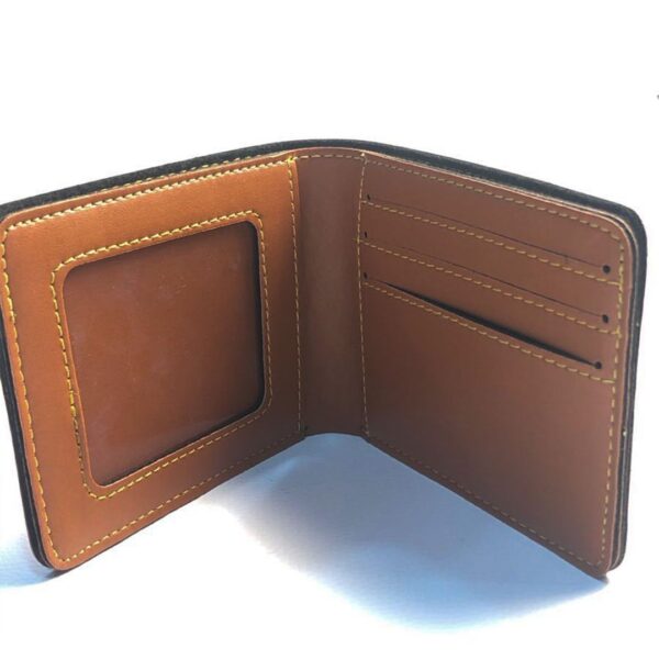 Orange Wallet with Your Name - Image 3