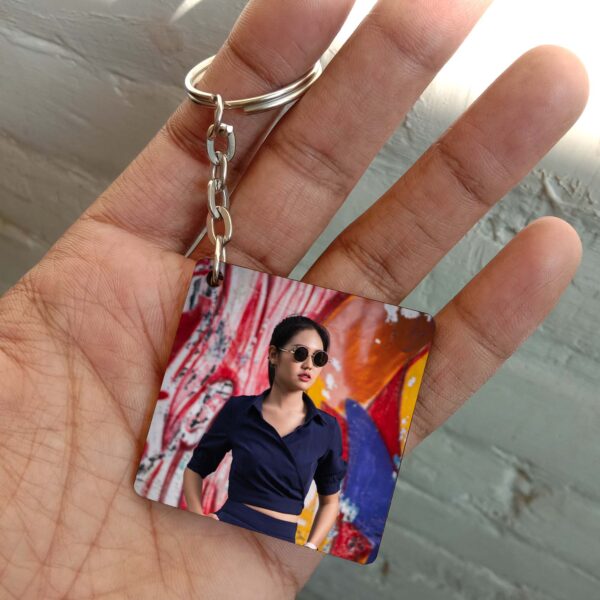 Square Photo Keychain - Image 2