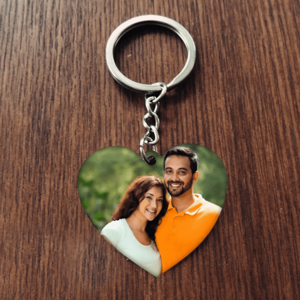 Heart Photo Keychain - Image 1