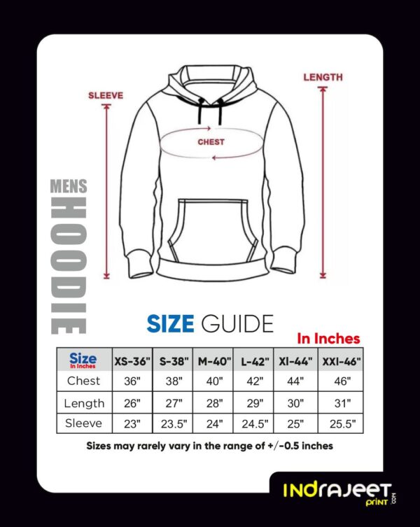 Customize Black Man Hoodie Glow in Dark Print - Image 9