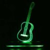 3D Guitar illusion LED Acrylic  Table Top