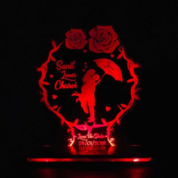 Couples LED Acrylic  Table Top - Image 1