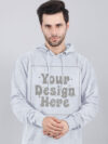 Customize Reflective Grey Man Hoodie - Image 3