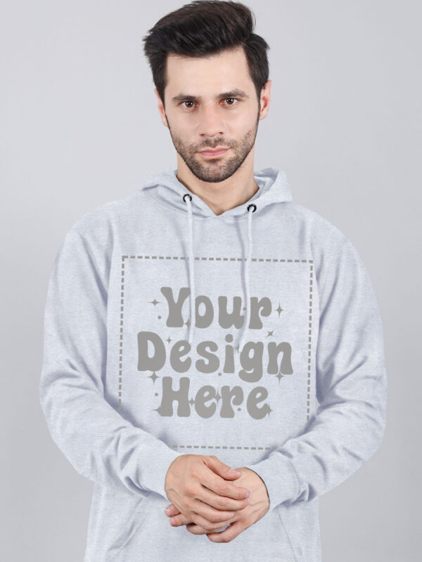 Customize Reflective Grey Man Hoodie - Image 3