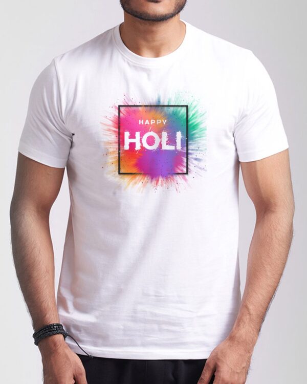 Colorful holi tshirt - Image 1