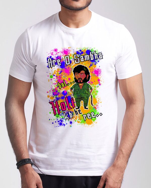 Gabbar Holi Tshirt - Image 1