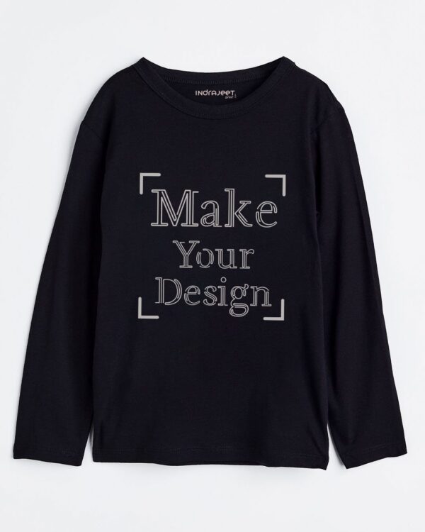 Kids Reflective Customize Full Sleeve T-shirt - Image 2