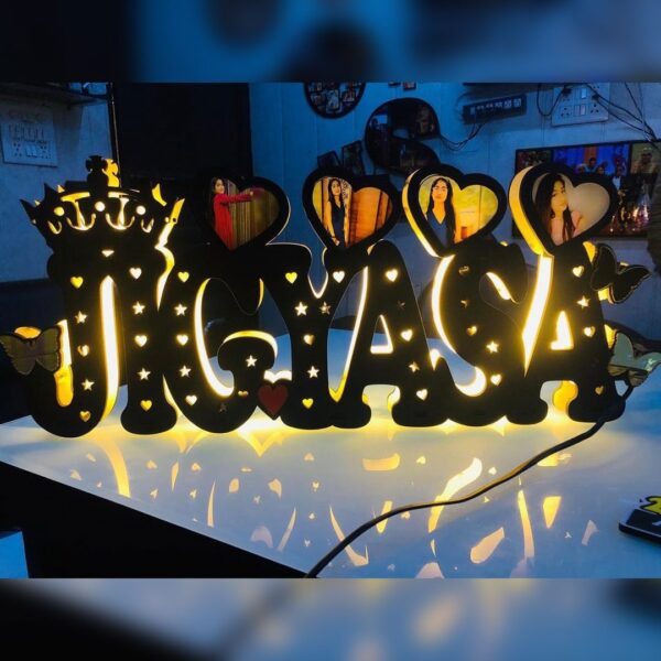 Wooden Name Cutout - Image 2