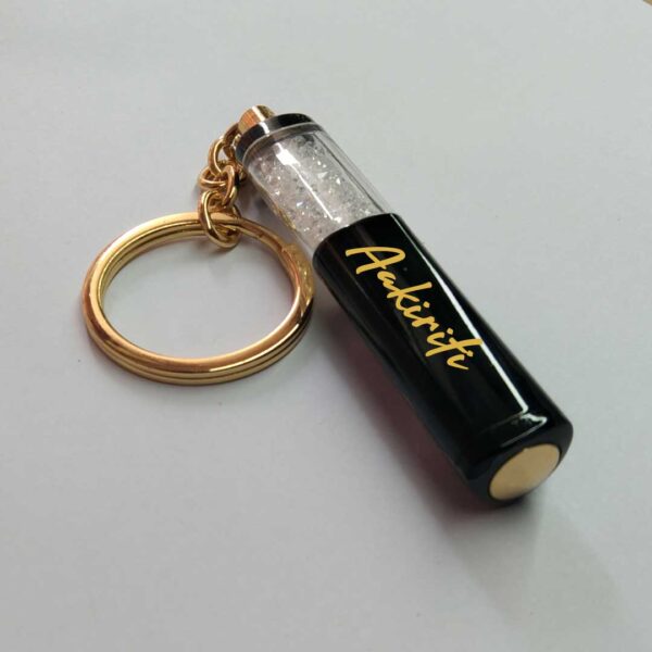 Personalised Metal Keychain Diamonds - Image 1