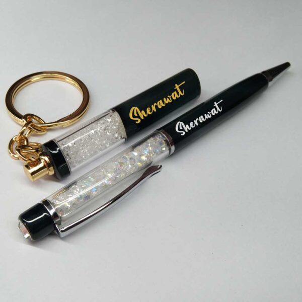 Combo Diamond Pen with keychain - Image 3