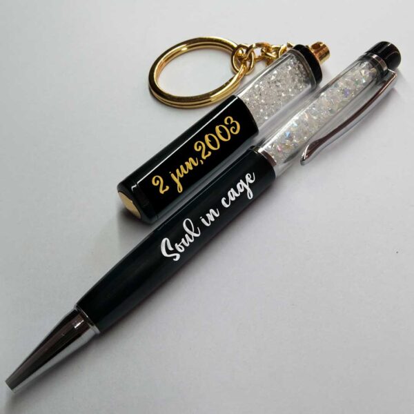 Combo Diamond Pen with keychain - Image 2