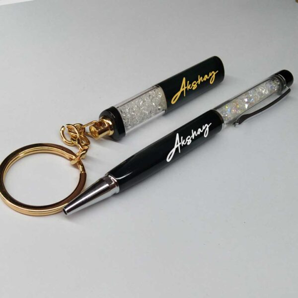 Combo Diamond Pen with keychain - Image 4