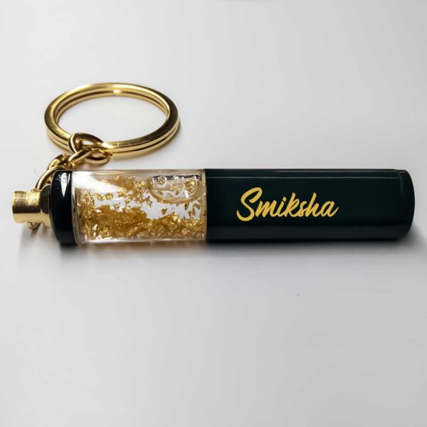 Personalised Metal Keychain Gold - Image 5