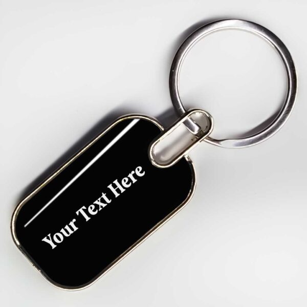 Personalized Metal Keychain - Image 1