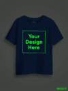 Royal Blue Customize kids Glow T-shirt - Image 3