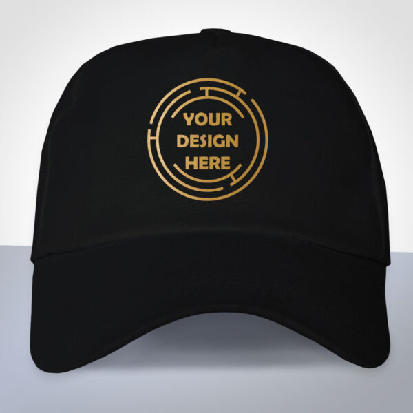Customize Metalic Gold Cap - Image 1