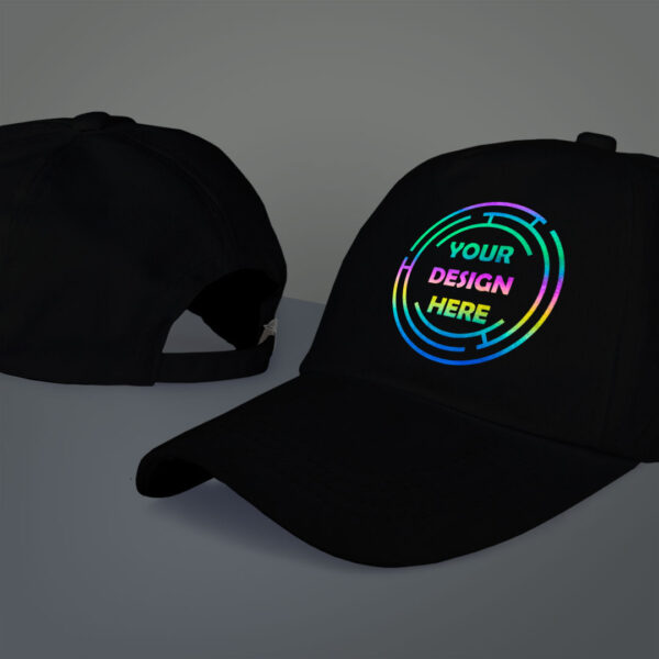 Customize Rainbow Reflective Cap - Image 3