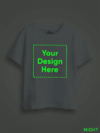 Customize white Kids Night glow tshirt - Image 3