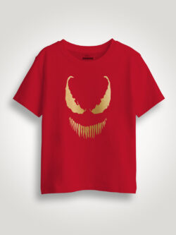 Venom Gold Printed Kids Tshirt