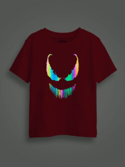 Venom Rainbow Reflective Kids Glow Tshirt