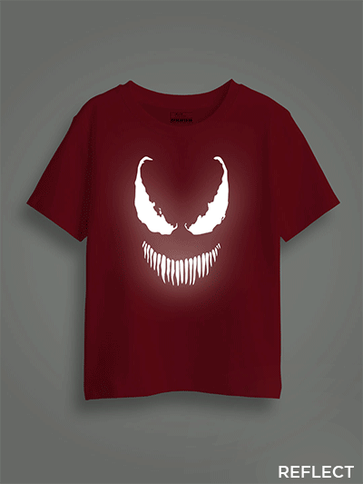Venom Reflective Kids Glow Tshirt