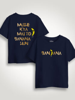 Banana Gold Printed Kids Tshirt