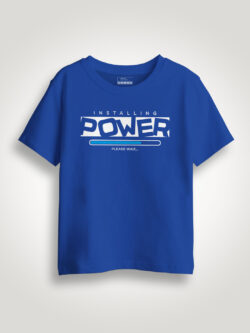 Installing Power  Kids Tshirt