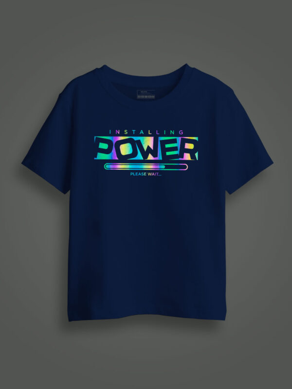 Installing Power Rainbow Reflective Kids Glow Tshirt