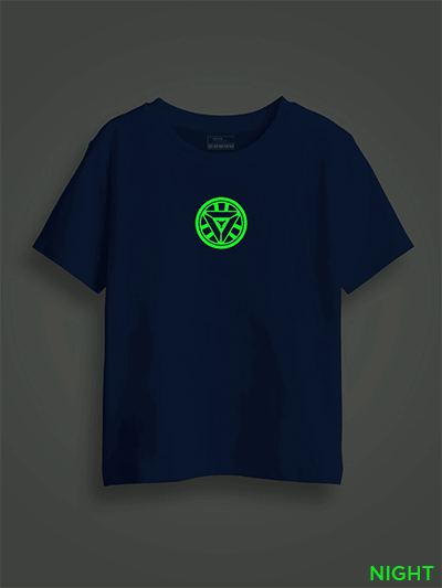 Arc Reactor Kids Glow Tshirt
