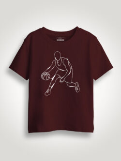Basket Ball player  Kids Tshirt