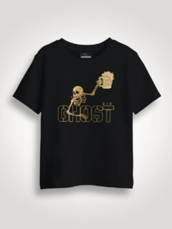 Ghost Beer Gold Printed Kids Tshirt