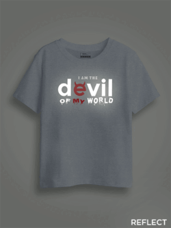 Devil Reflective Kids Glow Tshirt
