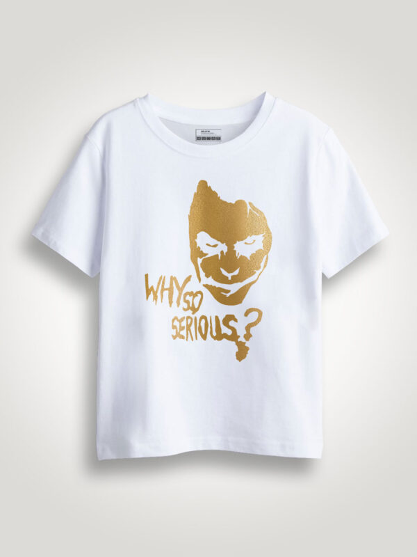 Joker Gold Printed Kids Tshirt