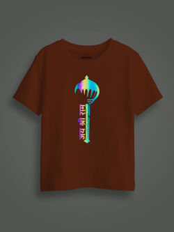 Shree Ram Gada Rainbow Reflective Kids Glow Tshirt