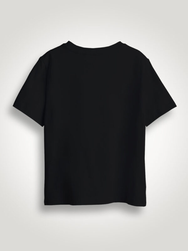 Kids Custom Printed half Sleeve Glow in Dark Black Tshirt - Image 4