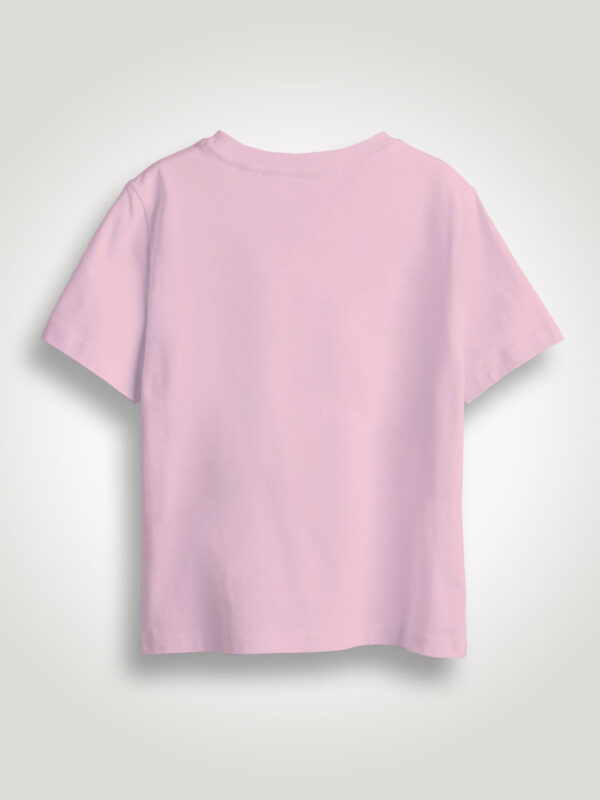 Pink Glow in Dark Custom printed Kids Half Sleeve Tshirt - Image 4