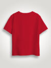 Kids Customize Printed Glow in Dark Half Sleeve Red Tshirt - Image 4