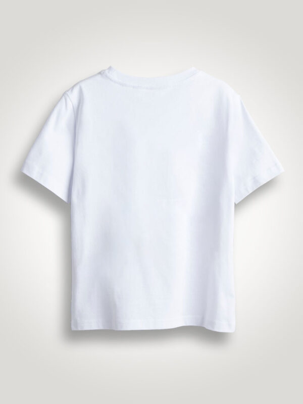 Customize White Kids Premium Cotton T-shirt - Image 2