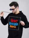 Customize Black Man Hoodie - Image 3