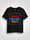 Customize Black Kids Premium Cotton T-shirt