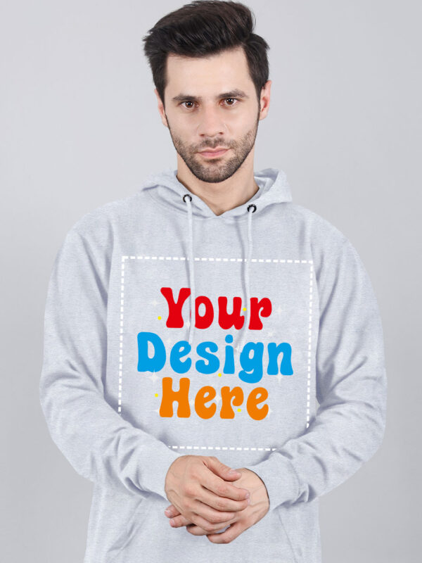 Customize Grey Man Hoodie - Image 1