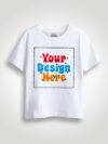 Customize White Kids Premium Cotton T-shirt